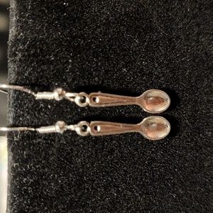 Silver Spoon foodie Earrings